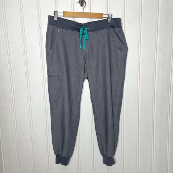 Figs Zamora Jogger Pants Graphite Grey Sz LP 782 - Picture 3 of 7